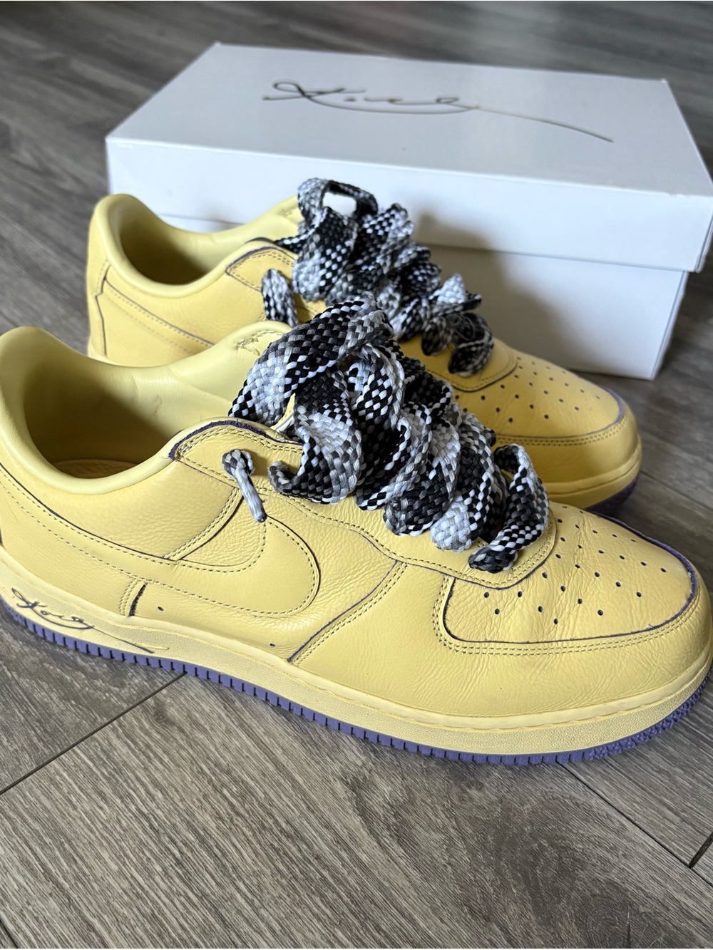 Nike Air force 1 protro Kobe mamba mentality sneakers 
Sz 12.5